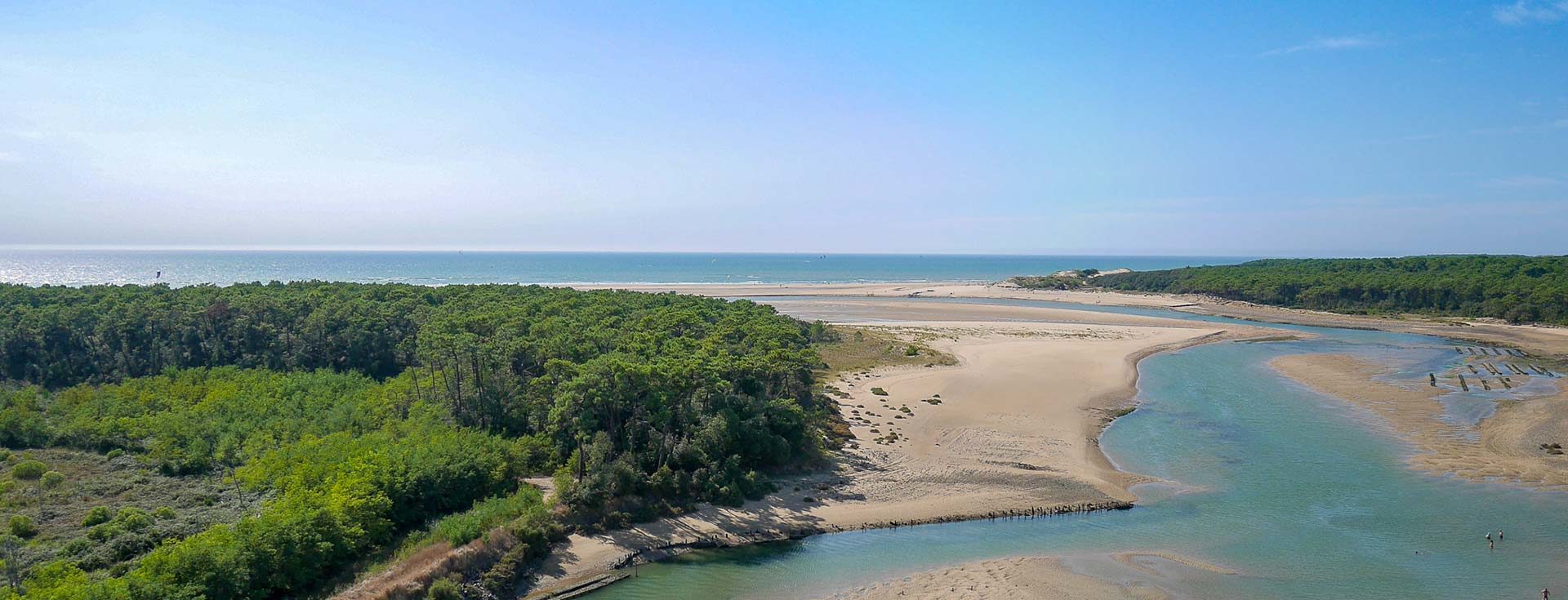 la plage du Veillon et la Guittière